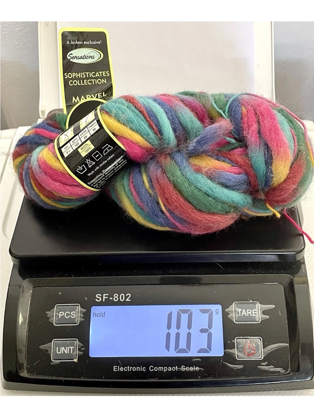 Sophisticates Collection Marvel Multi-Color Wool Roving from Turkey - Picture 5 of 6